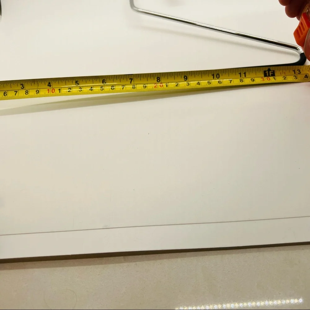 Container Store 3 Pant Hangers Chrome Metal 13” across. Perfect Condition